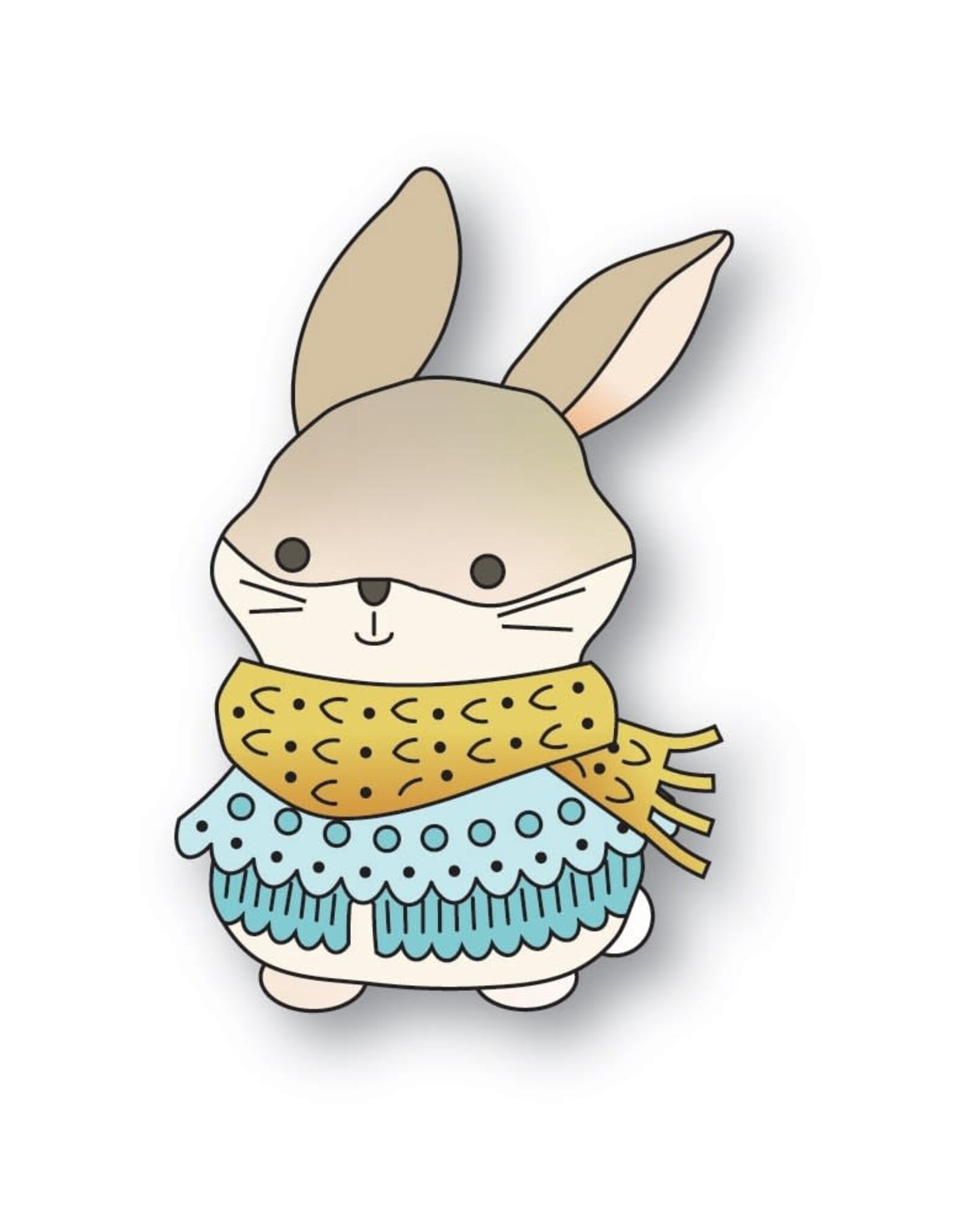 Memorybox Poppystamps Nordic Bundled Bunny craft die 2708