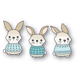 Memorybox Poppystamps Nordic Bunny Trio craft die 2717
