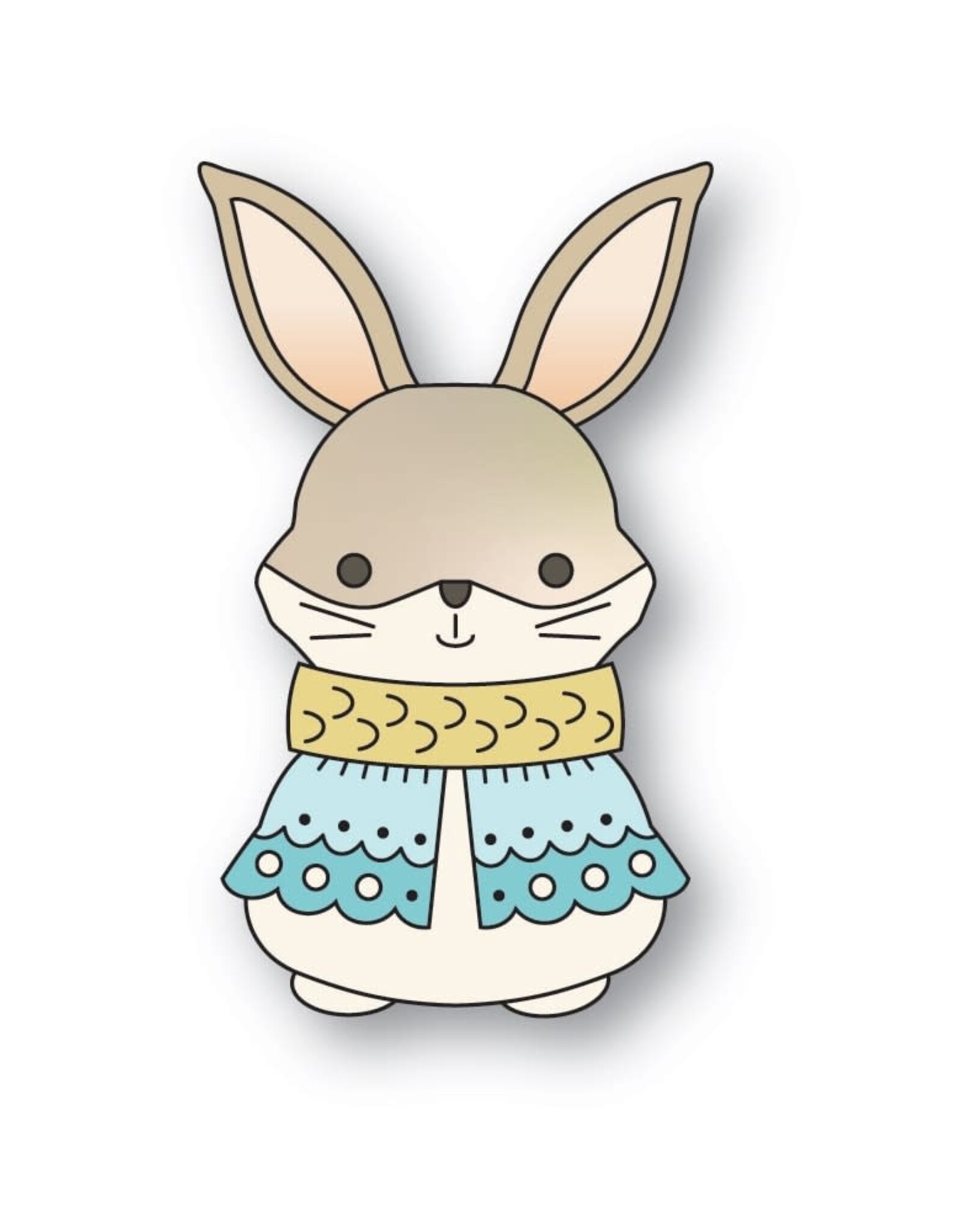 Memorybox Poppystamps Nordic Happy Bunny craft die 2731