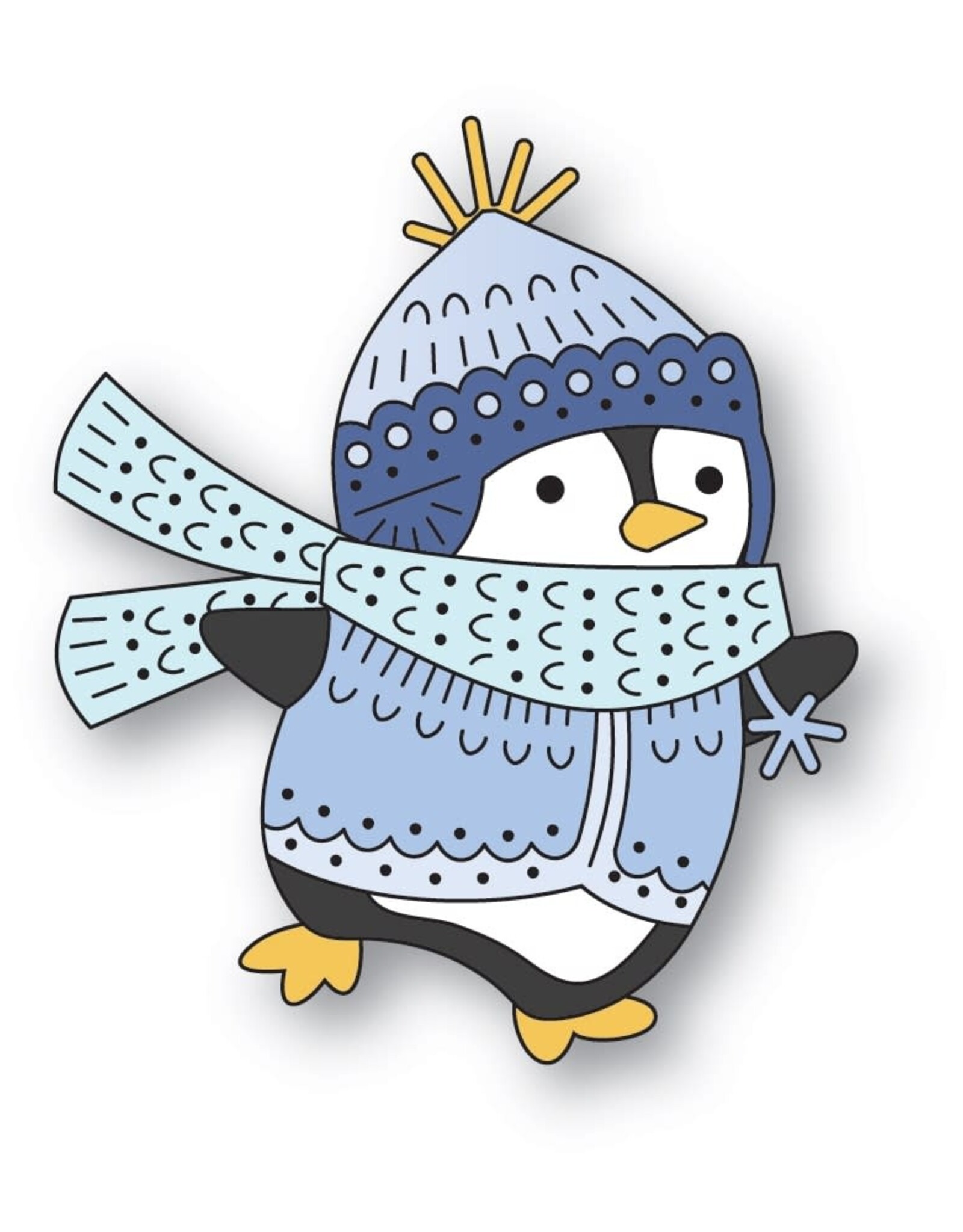 Memorybox Poppystamps Nordic Playful Penguin craft die 2634