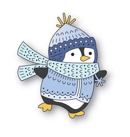 Memorybox Poppystamps Nordic Playful Penguin craft die 2634