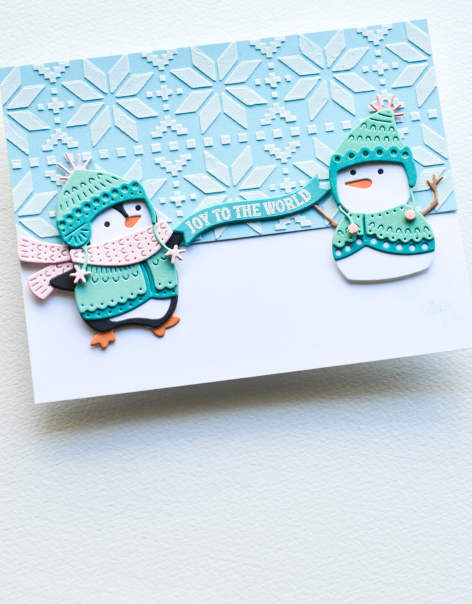 Memorybox Poppystamps Nordic Playful Penguin craft die 2634