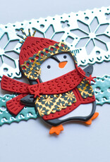 Memorybox Poppystamps Nordic Playful Penguin craft die 2634