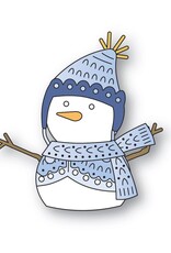 Memorybox Poppy Stamps Nordic Happy Snowman craft die 2640