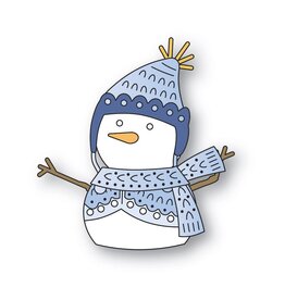 Memorybox Poppy Stamps Nordic Happy Snowman craft die 2640