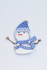 Memorybox Poppy Stamps Nordic Happy Snowman craft die 2640