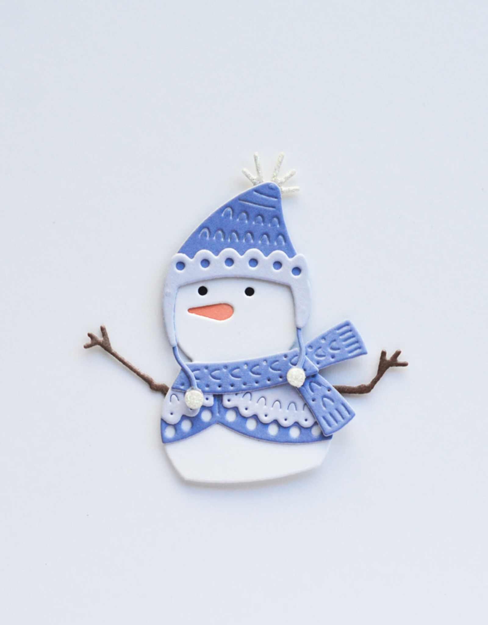Memorybox Poppy Stamps Nordic Happy Snowman craft die 2640