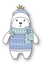 Memorybox Poppystamps Nordic Bundled Bear craft die 2643
