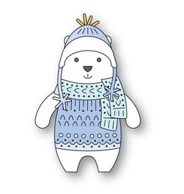 Memorybox Poppystamps Nordic Bundled Bear craft die 2643
