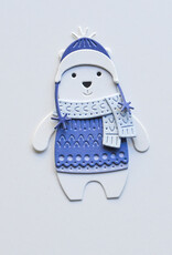 Memorybox Poppystamps Nordic Bundled Bear craft die 2643