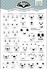 Karen Burniston Karen Burniston  Fun Faces clear stamps 1  CS023