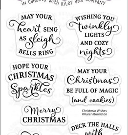 Karen Burniston Karen Burniston  Christmas Wishes clear stamps  CS022