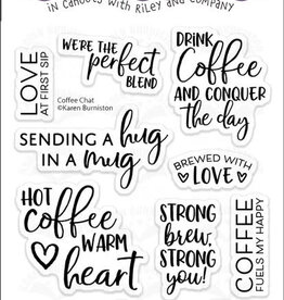 Karen Burniston Karen Burniston  Coffee Chat clear stamps  CS021