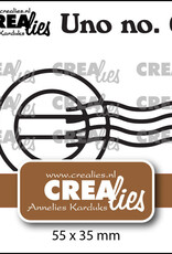 Crealies Crealies Uno stans no. 67, Poststempel CLUno67