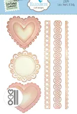 Elizabeth Craft Designs Elizabeth Craft Designs  Lace,Heart & Doily 2304
