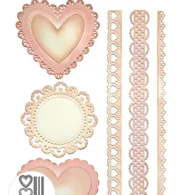 Elizabeth Craft Designs Elizabeth Craft Designs  Lace,Heart & Doily 2304