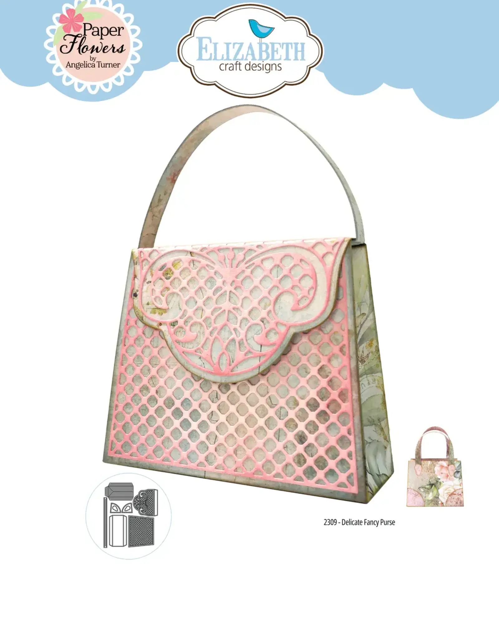 Elizabeth Craft Designs Elizabeth Craft Designs Deliccate Fancy Purse  2309