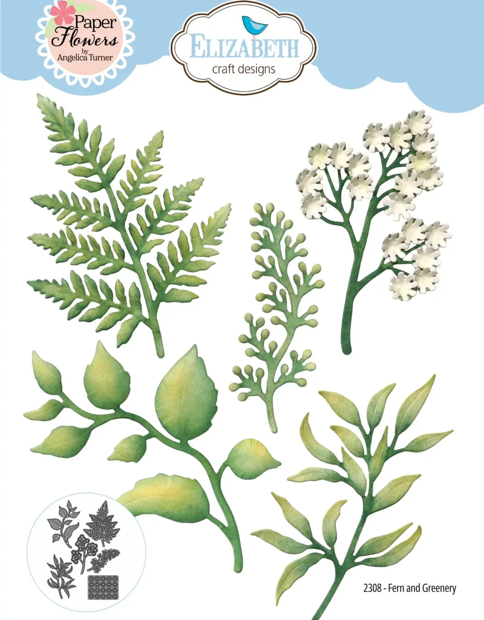 Elizabeth Craft Designs Elizabeth Craft Designs Fern & Greenery 2308