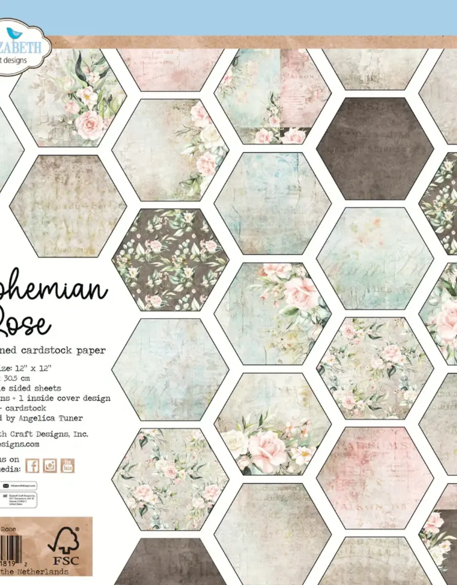 Elizabeth Craft Designs Elizabeth Craft Designs Bohemian Rose  C037