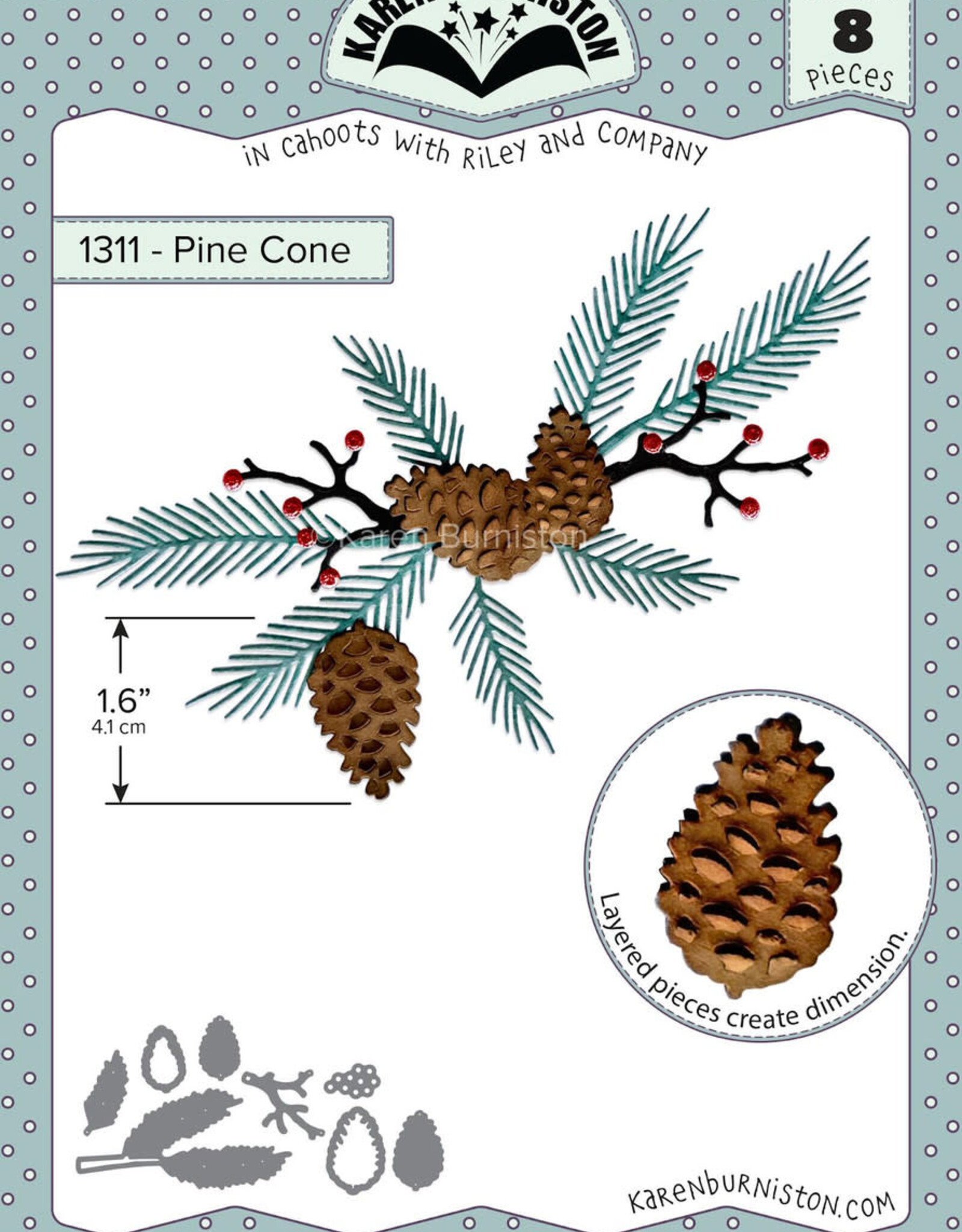 Karen Burniston Karen Burniston Pine Cone 1311