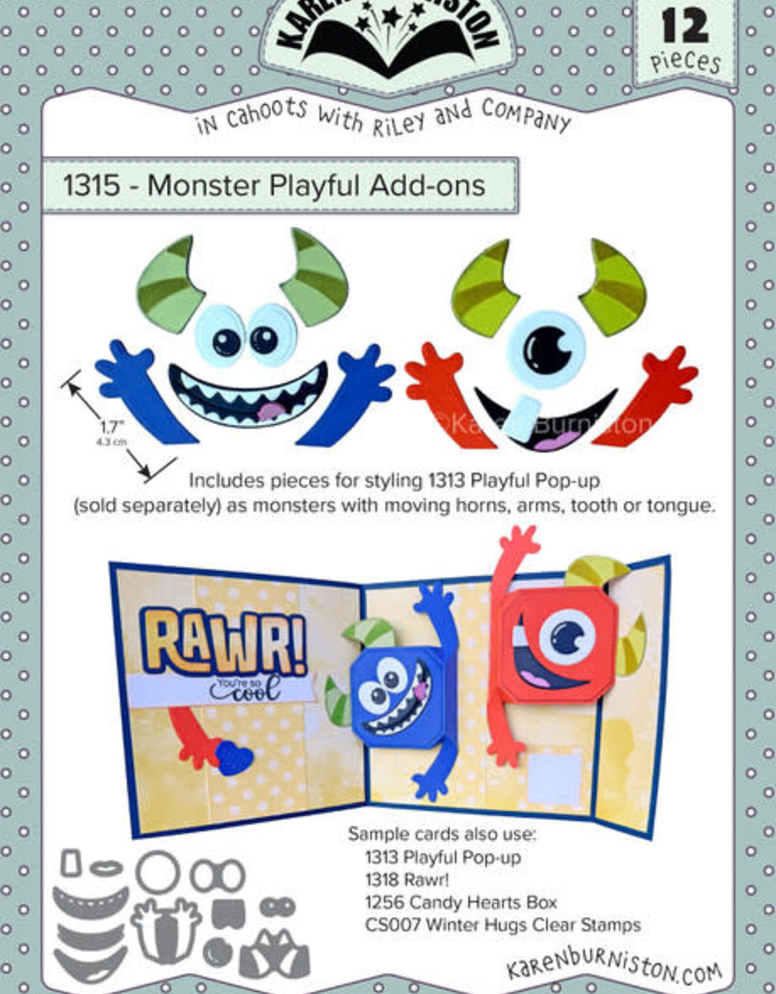Karen Burniston Karen Burniston  Monster Playful add ons   1315