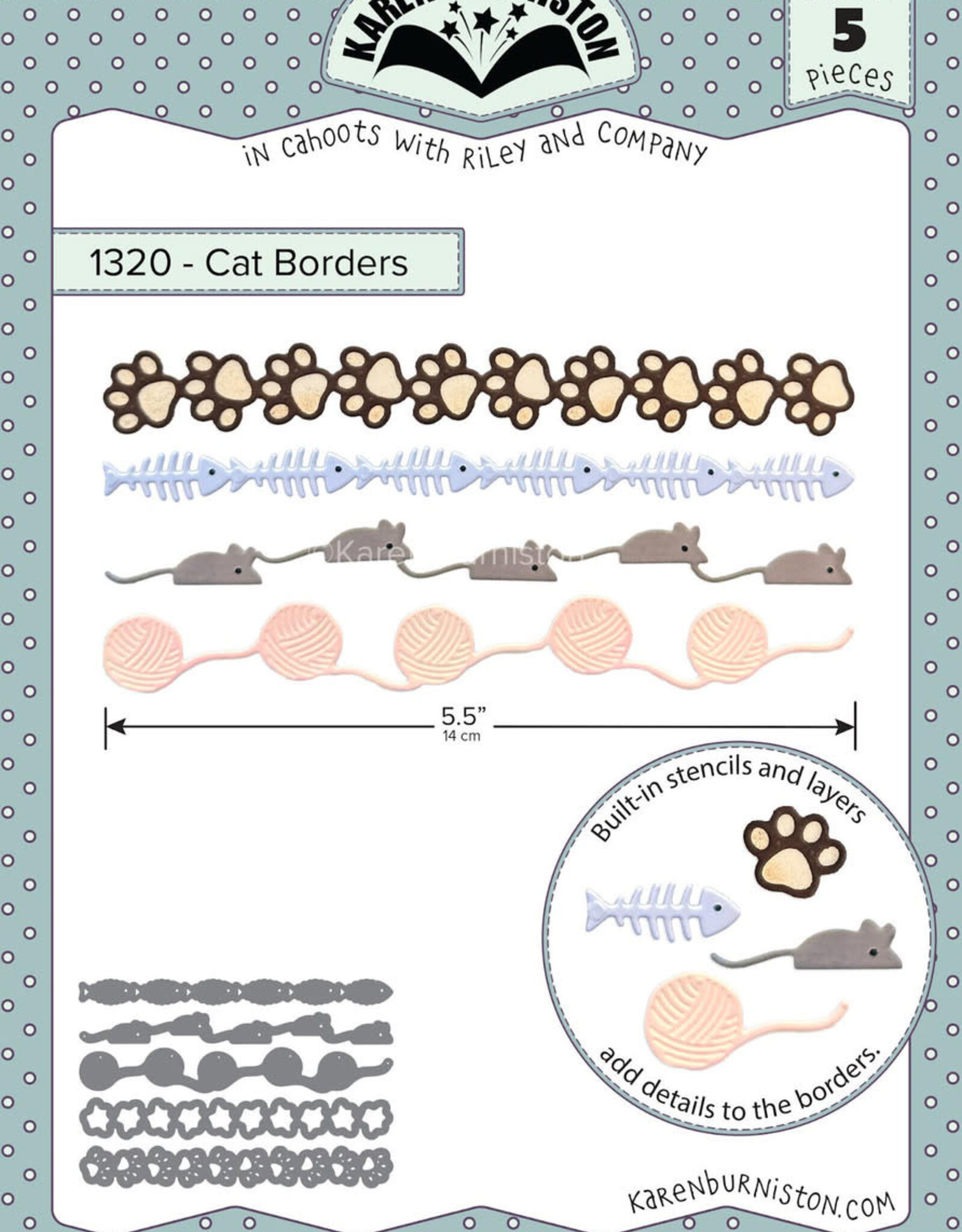 Karen Burniston Karen Burniston cat Borders 1320