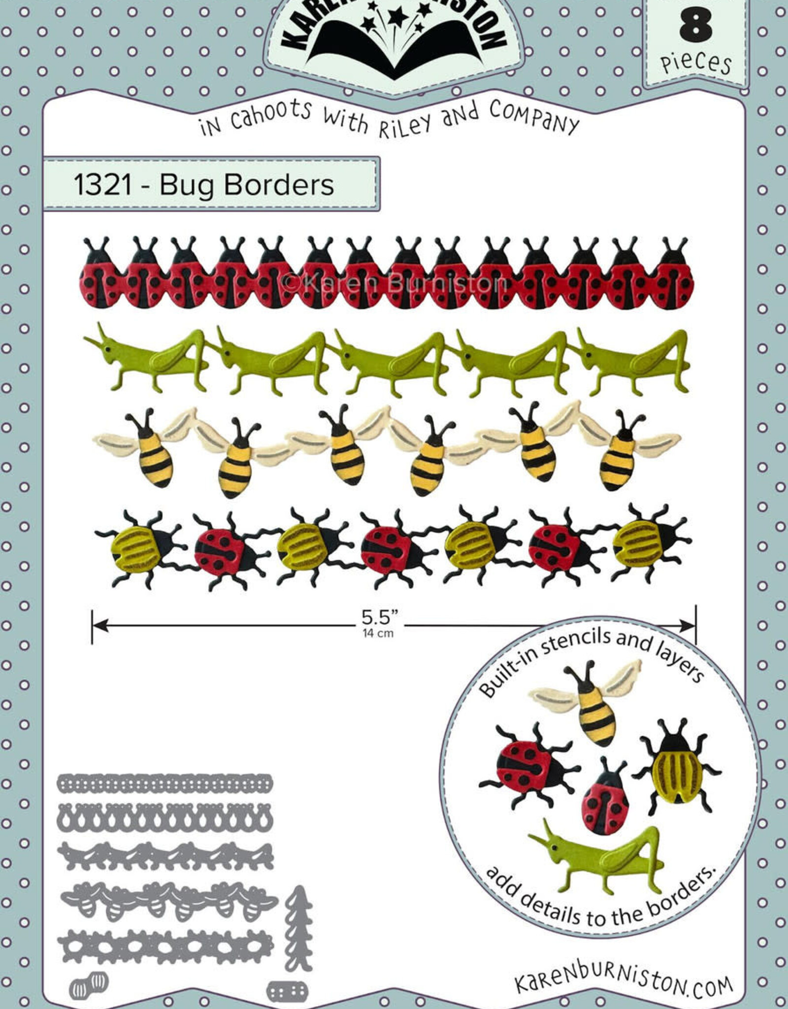 Karen Burniston Karen Burniston Bug Borders 1321