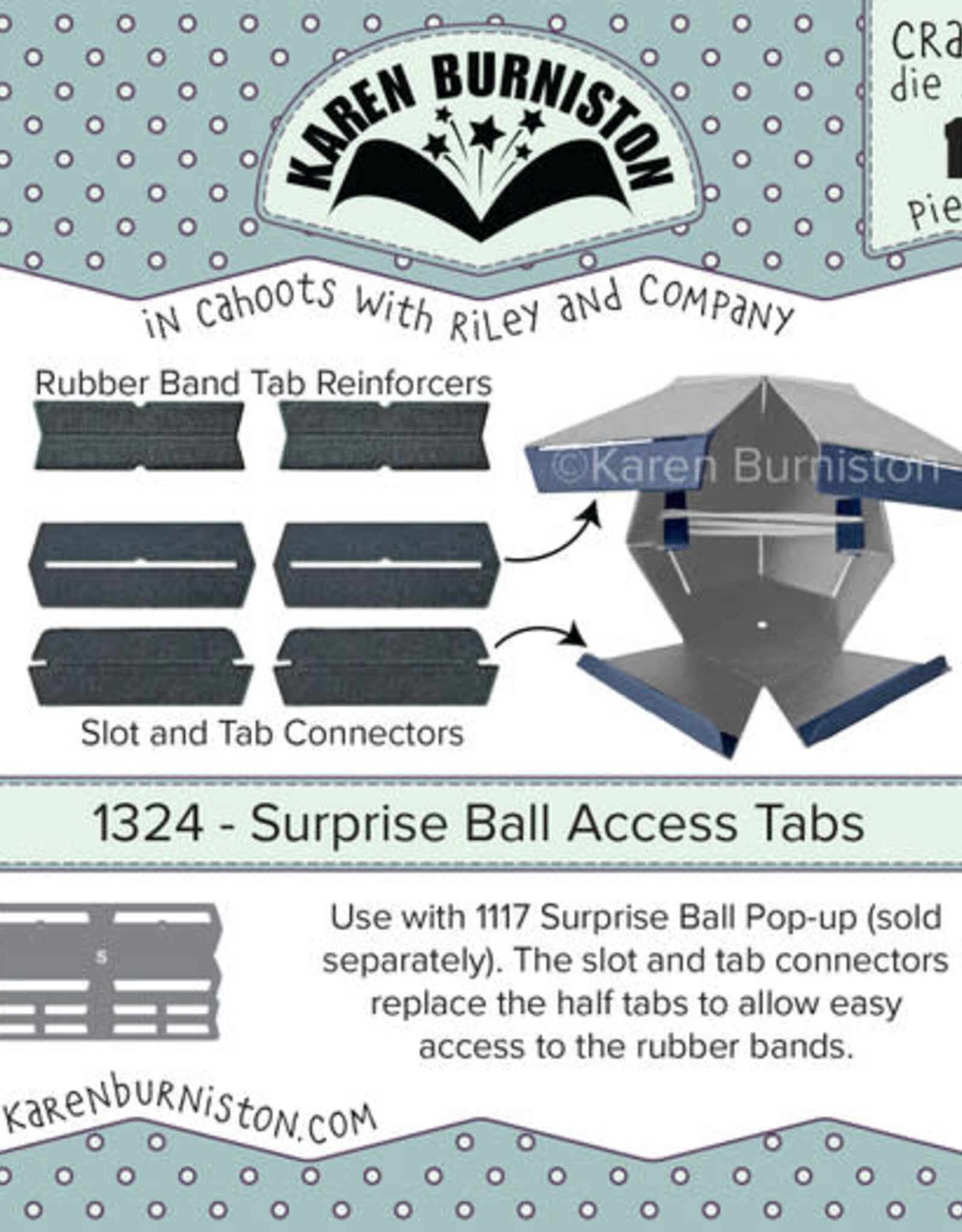 Karen Burniston Karen Burniston  Surprise Ball Access tabs 1324