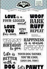 Karen Burniston Karen Burniston  Dog Sayings Clearstamps CS026