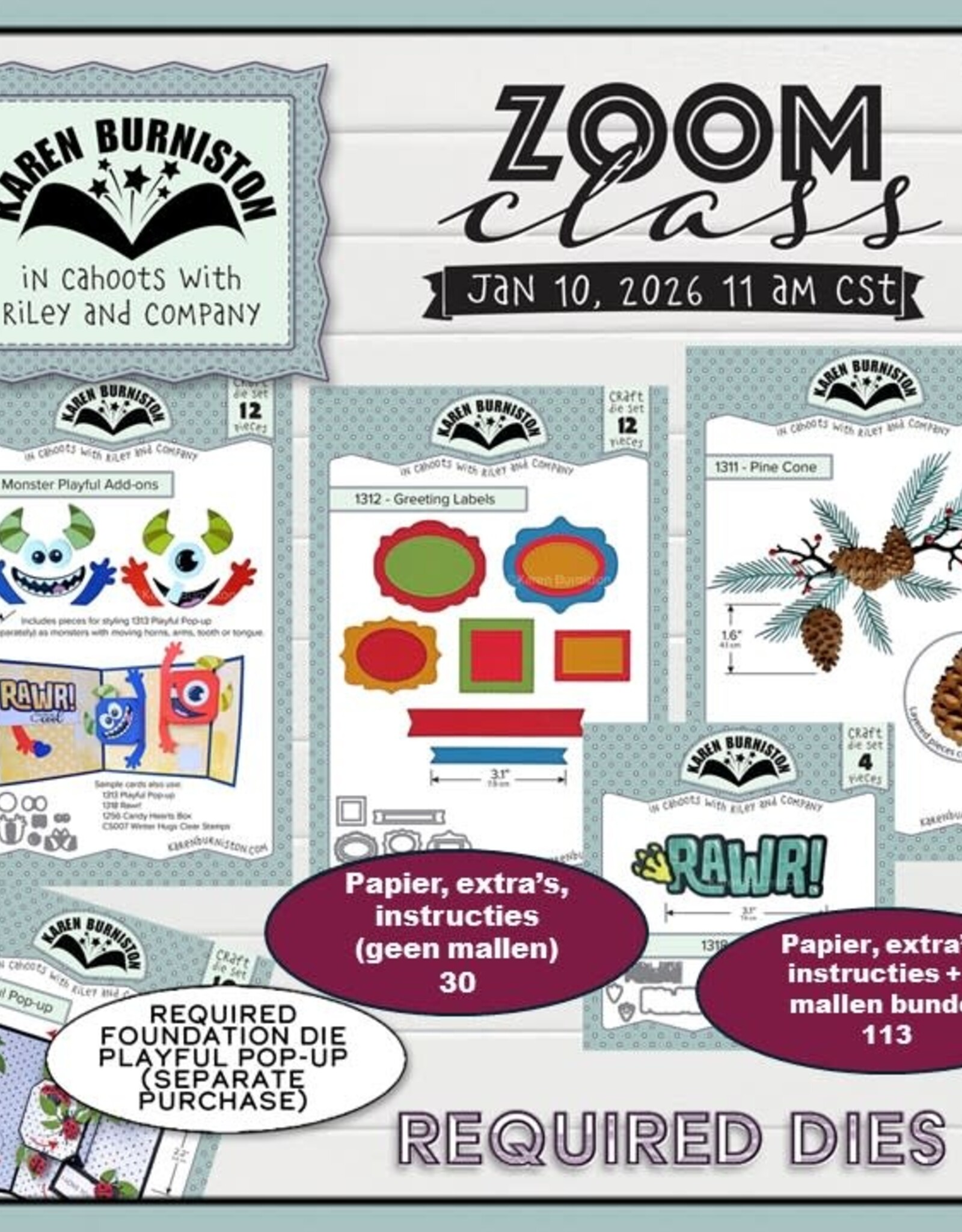 Karen Burniston Karen Burniston Zoomclass 17 Januari 2026  ALLEEN PAPIER