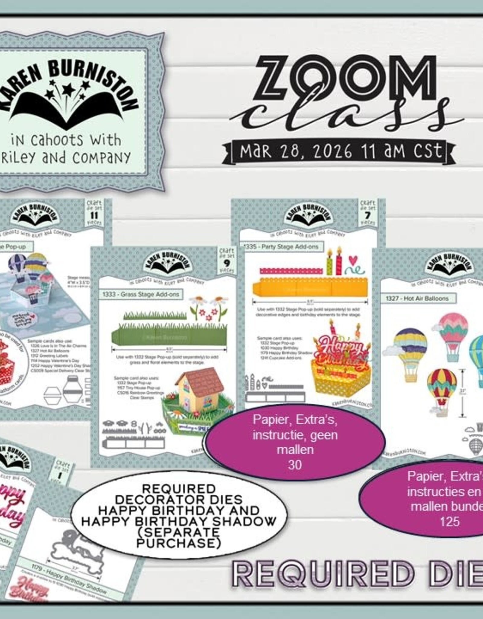 Karen Burniston Karen Burniston Zoomclass Maart 2026 Bundel