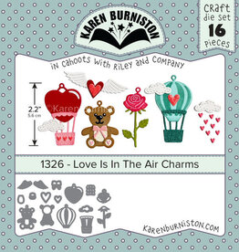 Karen Burniston Karen Burniston  Love is in the Air Charms 1326