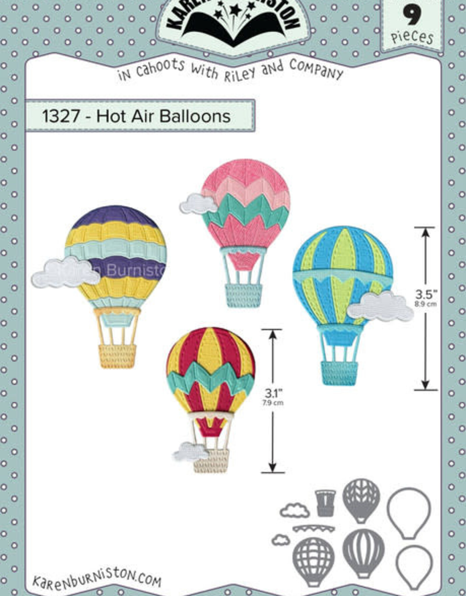 Karen Burniston Karen Burniston Hot Air Balloons  1327