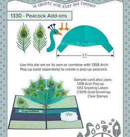 Karen Burniston Karen Burniston Peacock Add ons  1330