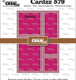 Crealies Crealies Postzegelframe rechthoekig Odette  CLCZ579