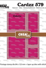Crealies Crealies Postzegelframe rechthoekig Odette  CLCZ579