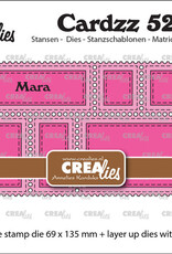 Crealies Crealies Postzegelframe mini slimline Mara  CLCZ521