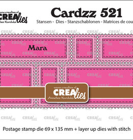 Crealies Crealies Postzegelframe mini slimline Mara  CLCZ521