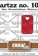 Crealies Crealies Partzz stansen no. 105, Post  CLPartzz105