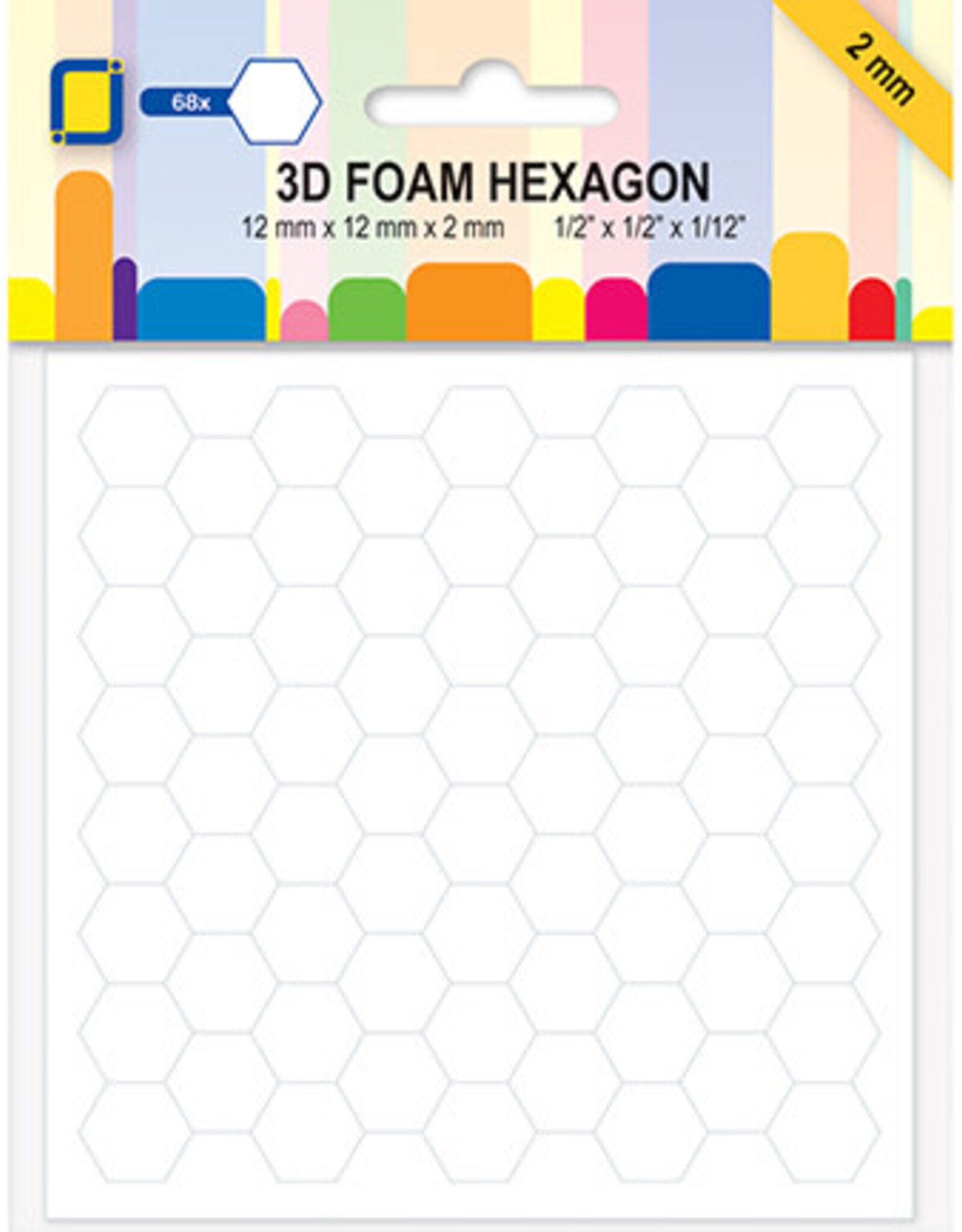 JeJe JEJE 3D Foam Hexagon 2mm