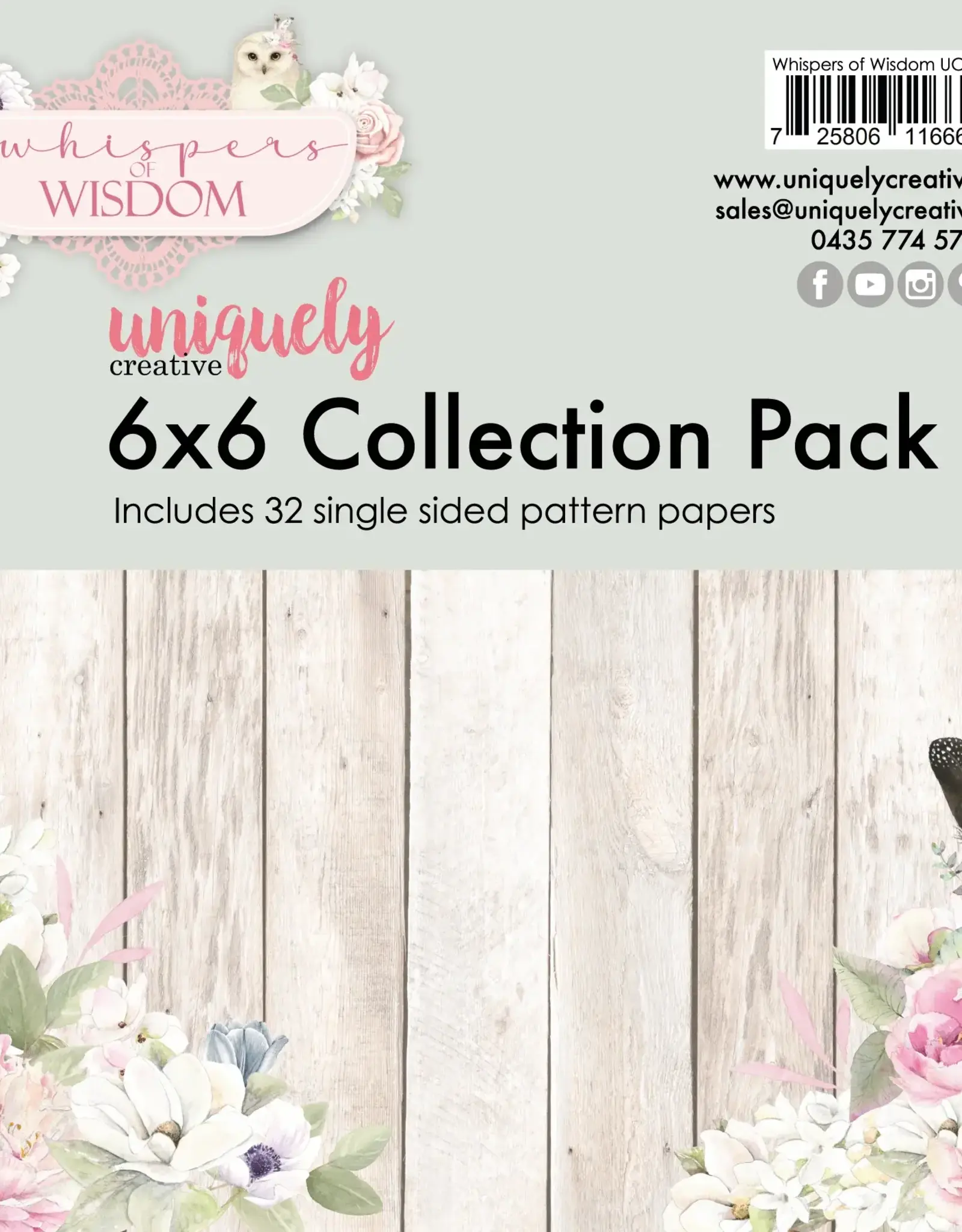 Uniquely Creative Uniquely Creative Whispers of Wisdom paperpack  12 X12  16 vel