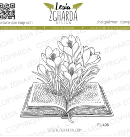 Lesia Zgharda Lesia Zgharda Crocus Blooms from the Book  FA406