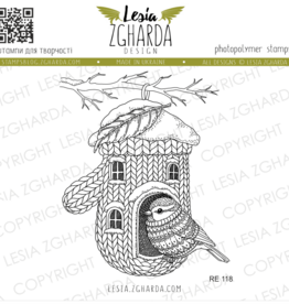 Lesia Zgharda Lesia Zgharda Knitted Glove Birdhouse   RE118