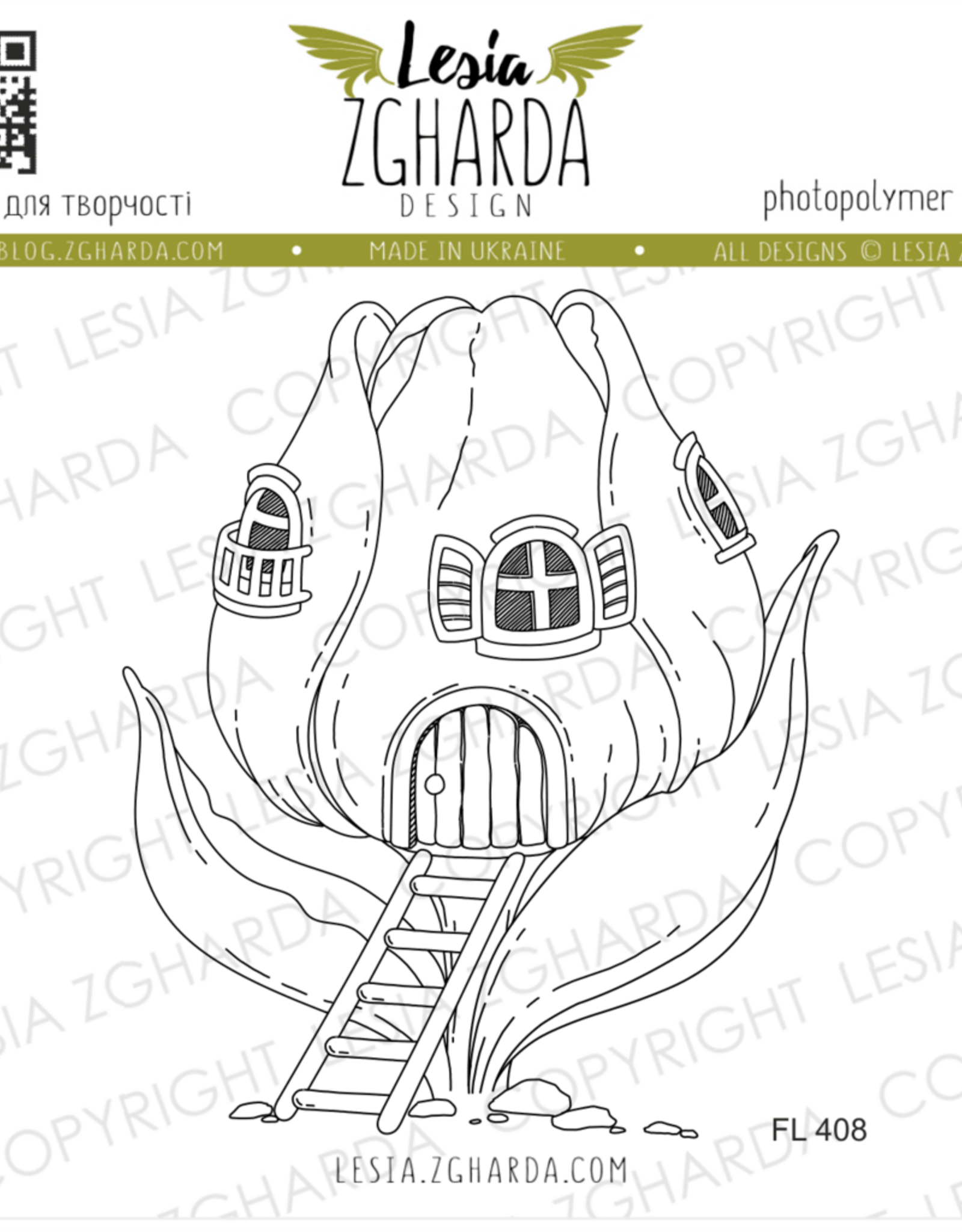 Lesia Zgharda Lesia Zgharda Fairy Tale Tulip House FL408