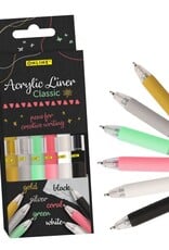 online Acrylic Liner assorti classic 6 kleuren