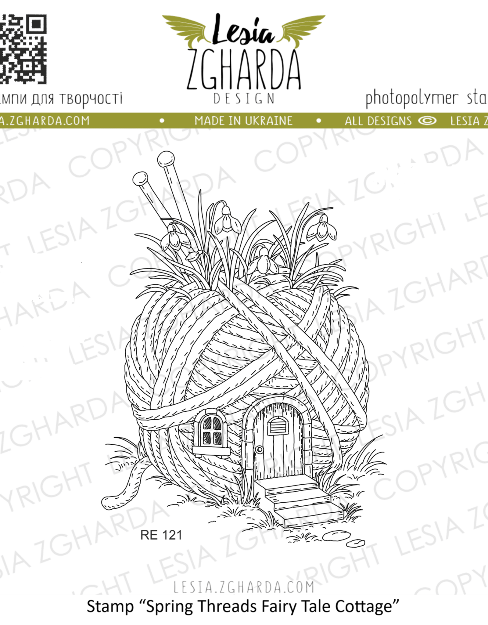 Lesia Zgharda Lesia Zgharda Spring Threads Fairy Tale Cottage RE121