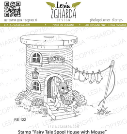 Lesia Zgharda Lesia Zgharda Fairy Tale Spoole House with Mouse RE122