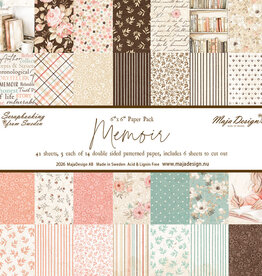 Maja Design Maja Design Memoir  6x6  15 vel x 3, 6 vel om uit te knippen en 2 bonus vel om te  knippen