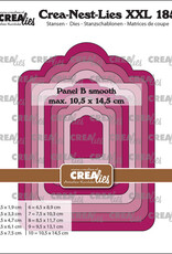 Crealies Crea-Nest-Lies XXL stansen no. 185, Paneel B glad (past achter XXL 184)