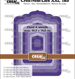 Crealies Crea-Nest-Lies XXL stansen no. 183, Paneel A glad (past achter XXL 182)  CLNestXXL183